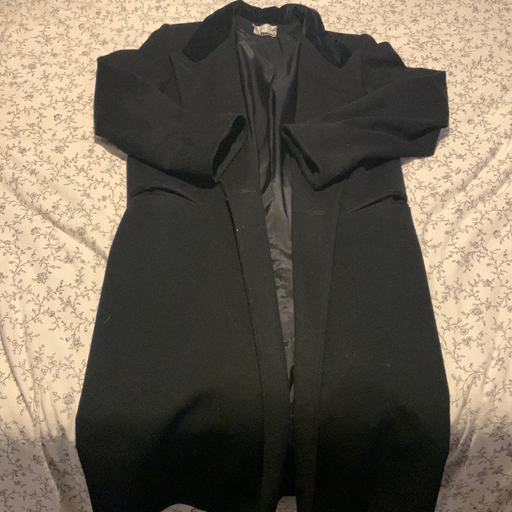 Black Pea Coat Ashley Scott
